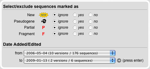 Search Sequence Meta Data